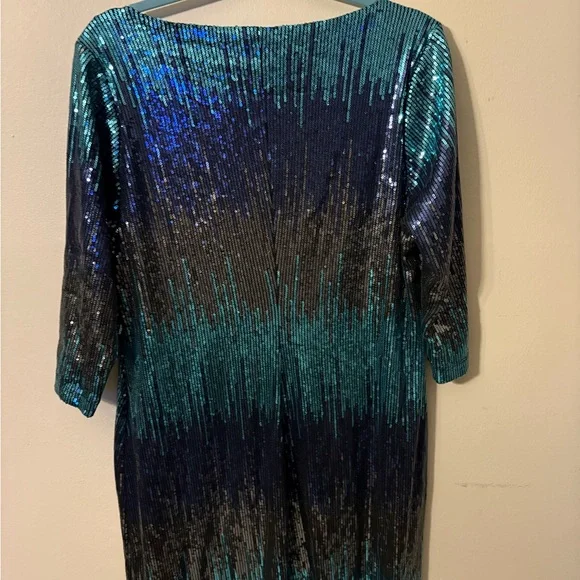 KAREN CANE - SEQUIN COCKTAIL DRESS-plus size - Picture 5 of 10